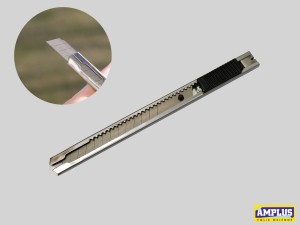 Metalowy solidny nożyk do cięcia folii