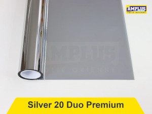 Folia przeciwsłoneczna zewnętrzna Silver 20 Duo Premium - Lite Solar