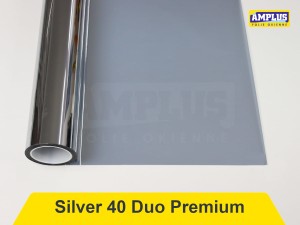 Folia przeciwsłoneczna zewnętrzna Silver 40 Duo Premium - Lite Solar