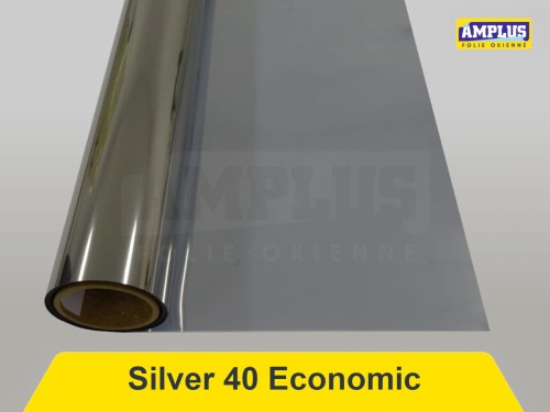 Folia przeciwsłoneczna zewnętrzna Silver 40 Economic ALUMINIUM