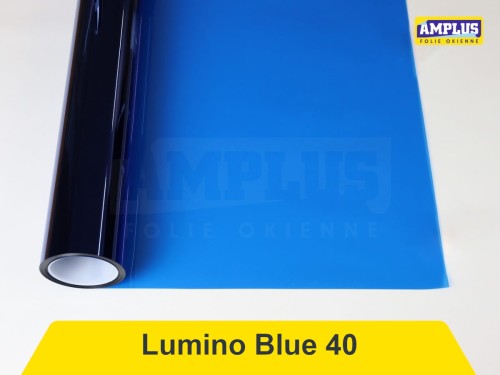 lumino blue 40 folie kolorowe niebieska folia transparentna