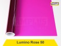 lumino rose 50 różowa folia transparentna