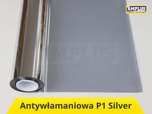 Folia antywłamaniowa okienna ochronna wewnętrzna Silver klasy P1