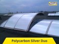 świetlik dachowy z folią przeciwsłoneczną polycarbon silver duo