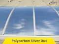 Świetlik dachowy z folią przeciwsłoneczną Polycarbon Silver Duo