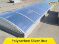 adaszenie poliwęglanowe zabezpieczone folią Polycarbon Silver Duo