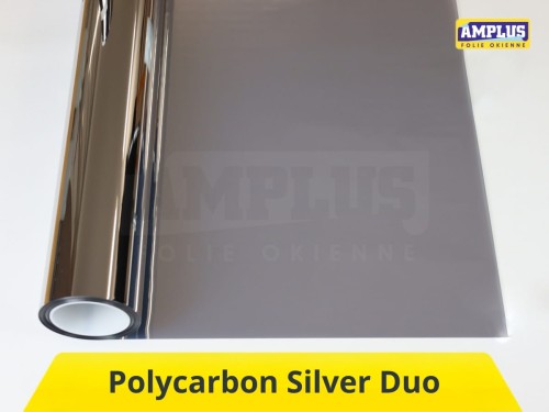 Folia przeciwsłoneczna na poliwęglan Polycarbon Silver Duo