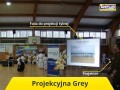 prezentacja ekranu do projekcji tylnej na zawodach