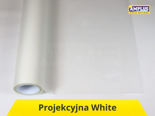 Folia projekcyjna do projekcji tylnej White tylna projekcja do tekstu biale tlo