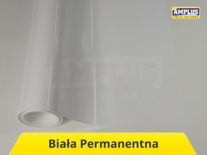 Folia biała permanentna