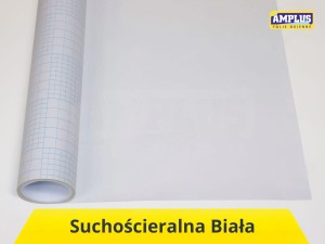 Folia do tablic suchościeralna  Biała (do pisania markerem)