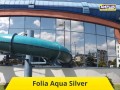 fragment aquaparku pokazujący szyby zabezpieczone folią przeciwsłoneczną Aqua SIlver Lite Solar