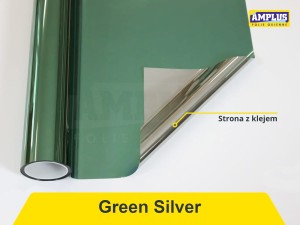 Folia przeciwsłoneczna zewnętrzna Green Silver - Lite Solar