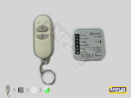 Pilot z przekaźnikiem do sterowania folią LCD