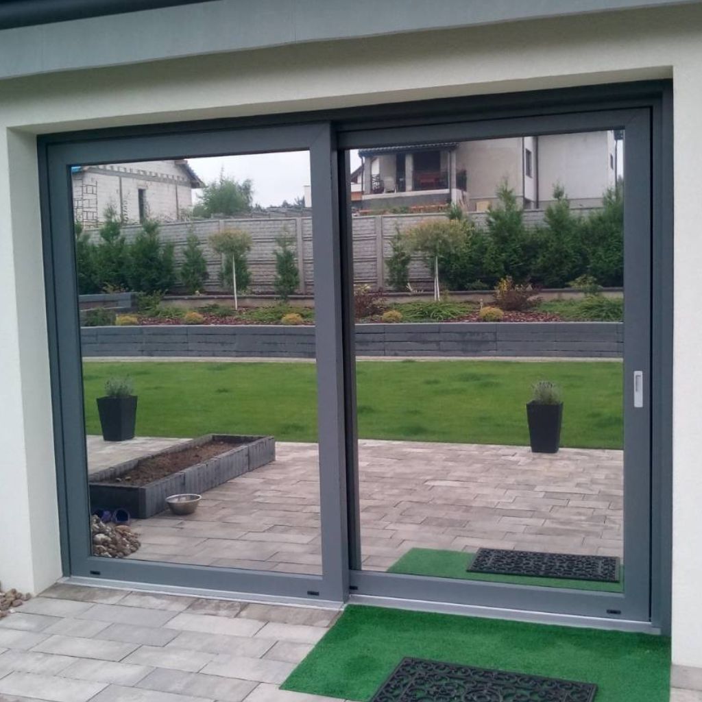 Folia lustro weneckie na drzwi szklane