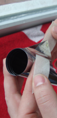Preparing a free window film fragment for test installation
