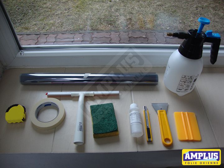 Tools needed for window film installation