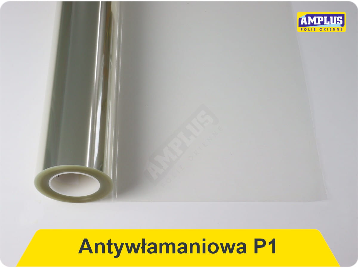 Folia antywłamaniowa okienna ochronna wewnętrzna klasy P1