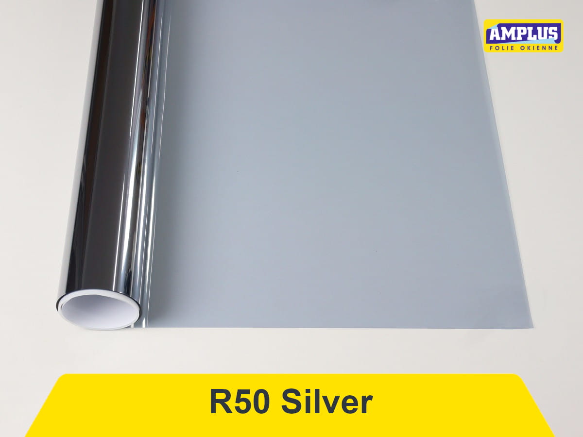Folia przeciwsłoneczna wewnętrzna R50 Silver - Lite Solar
